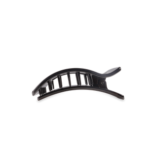 Flat Rectangle Hair Clip | Small | Jet Black