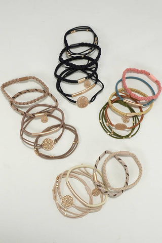 Bracelet Hair Ties 5 pack