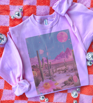 Pink Disco Pop Wish Sweatshirt