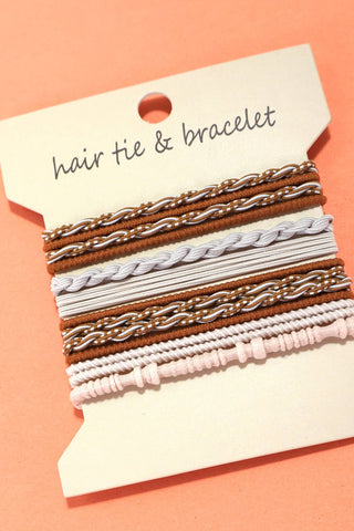 Bracelet Hair Ties 8 pack