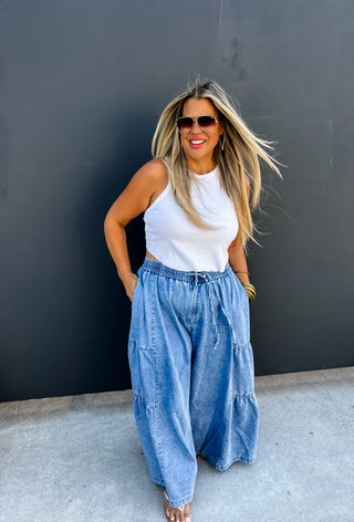 Echo Boho Denim Pants