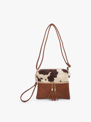 Tara Double Zip Crossbody/Wristlet