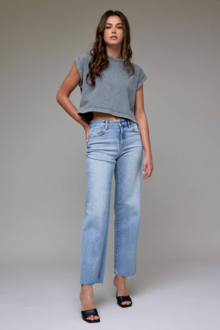 Hidden Ella Raw Hem Classic Straight