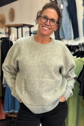 Rae Mode Moss Olive Crew Neck