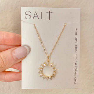 Gold Sunburst Necklace