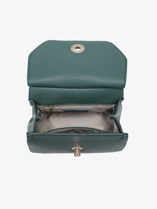 Lottie Twist Lock Crossbody Bag w/ Chain Strap