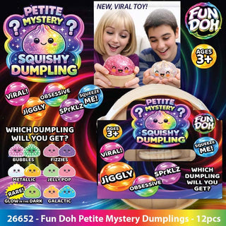 Fun Doh Petite (Mini) 2.5" Mystery Dumpling Squishy Toy