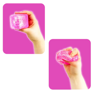 Fun Doh Squish & Squeeze Sparkle Cube
