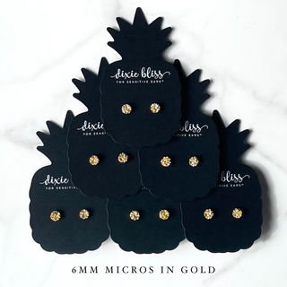 Dixie Bliss Gold Micro Studs