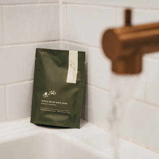 Muscle Relief Bath Soak Pouch - Epsom Salt + Eucalyptus Oil