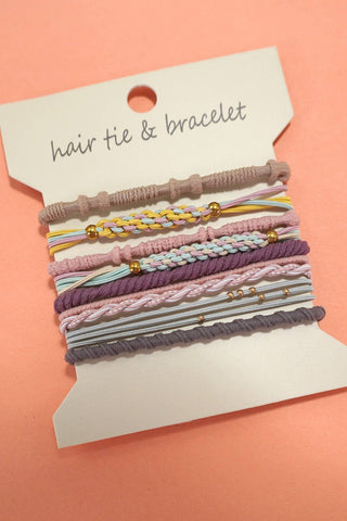 Bracelet Hair Ties 8 pack