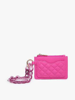 Rhodes Quilted Wallet w/ Chain Bangle