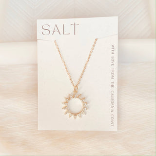 Gold Sunburst Necklace