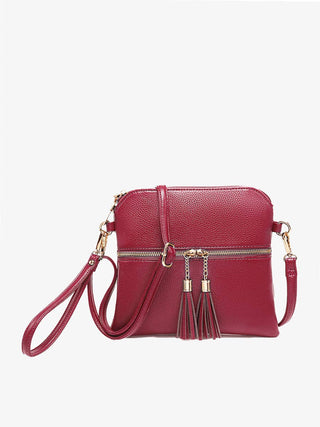 Tara Double Zip Crossbody/Wristlet