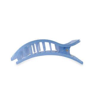 Flat Rectangle Hair Clip | Large | Blue Lagoon