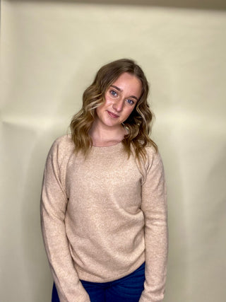 Taupe Everyday Pullover Sweater