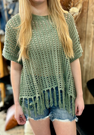 Jade Oversized Knit Top