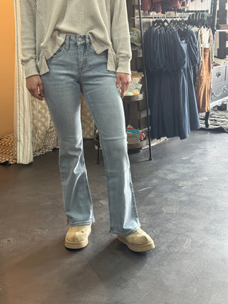 Kelby Rock & Roll Notched Pocket Boot Cut Jean