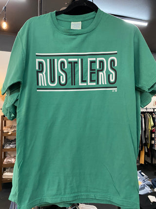 Kelly Green Rustlers Inline Spirit Tee