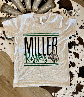 Miller Rustler Leopard Graphic Tee