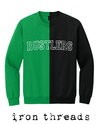 Rustler Half & Half Crewneck Sweatshirt