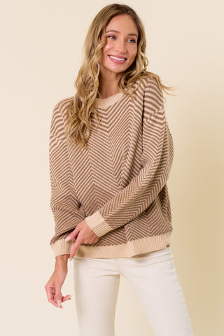 Twisted Mocha/Taupe Sweater