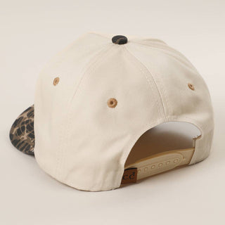 MADE IN AMERICA 3D Two-Tone Leopard Brim Trucker