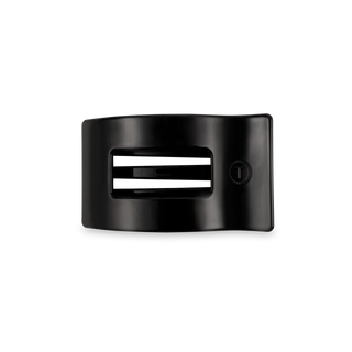 Flat Rectangle Hair Clip | Small | Jet Black