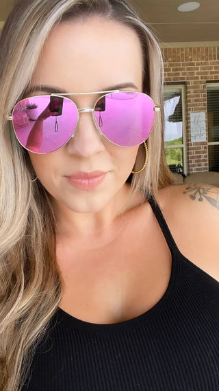 ACE in Hot Pink Sunglasses