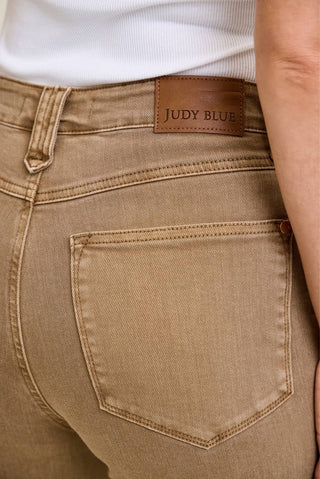 Jennifer Judy Blue HW Ankle Wide Leg Jean