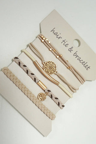 Bracelet Hair Ties 5 pack