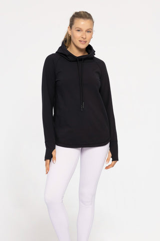 Mono b Black Active Hoodie