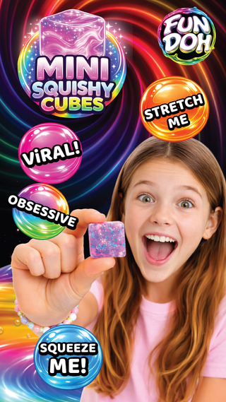 Fun Doh MINI Squishy Cube 2 Pack