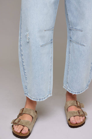 Hidden Sammie Cropped Barrel Jean