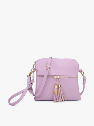 Tara Double Zip Crossbody/Wristlet