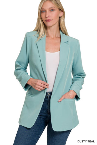 Dusty Teal Classic Blazer