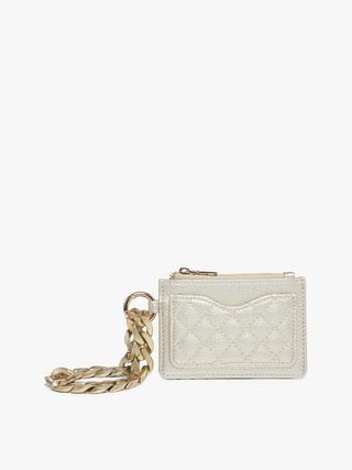 Rhodes Quilted Wallet w/ Chain Bangle