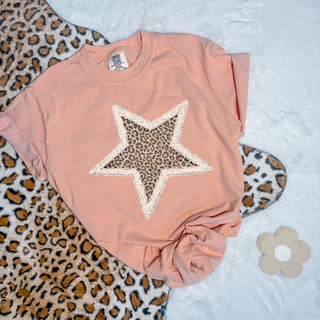 Leopard Star Graphic Tshirt