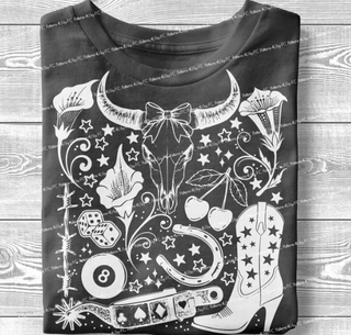 Western Collagen Graphic Tshirt