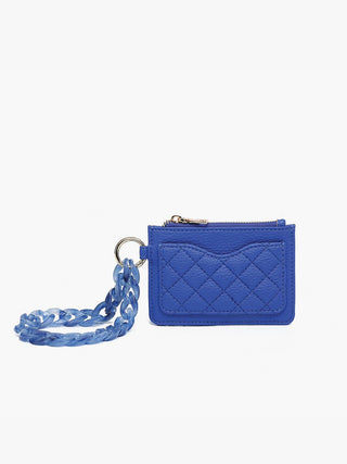 Rhodes Quilted Wallet w/ Chain Bangle