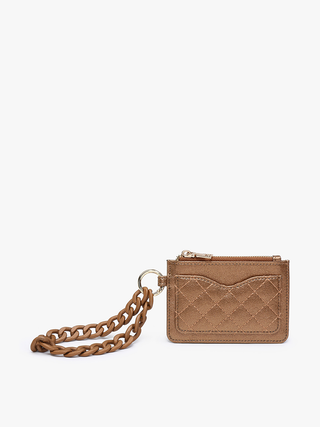 Rhodes Quilted Wallet w/ Chain Bangle