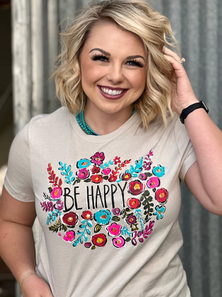 Be Happy Graphic Tee