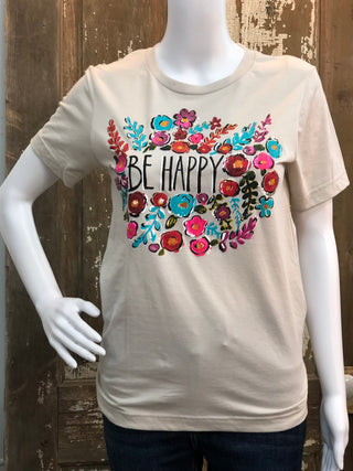 Be Happy Graphic Tee