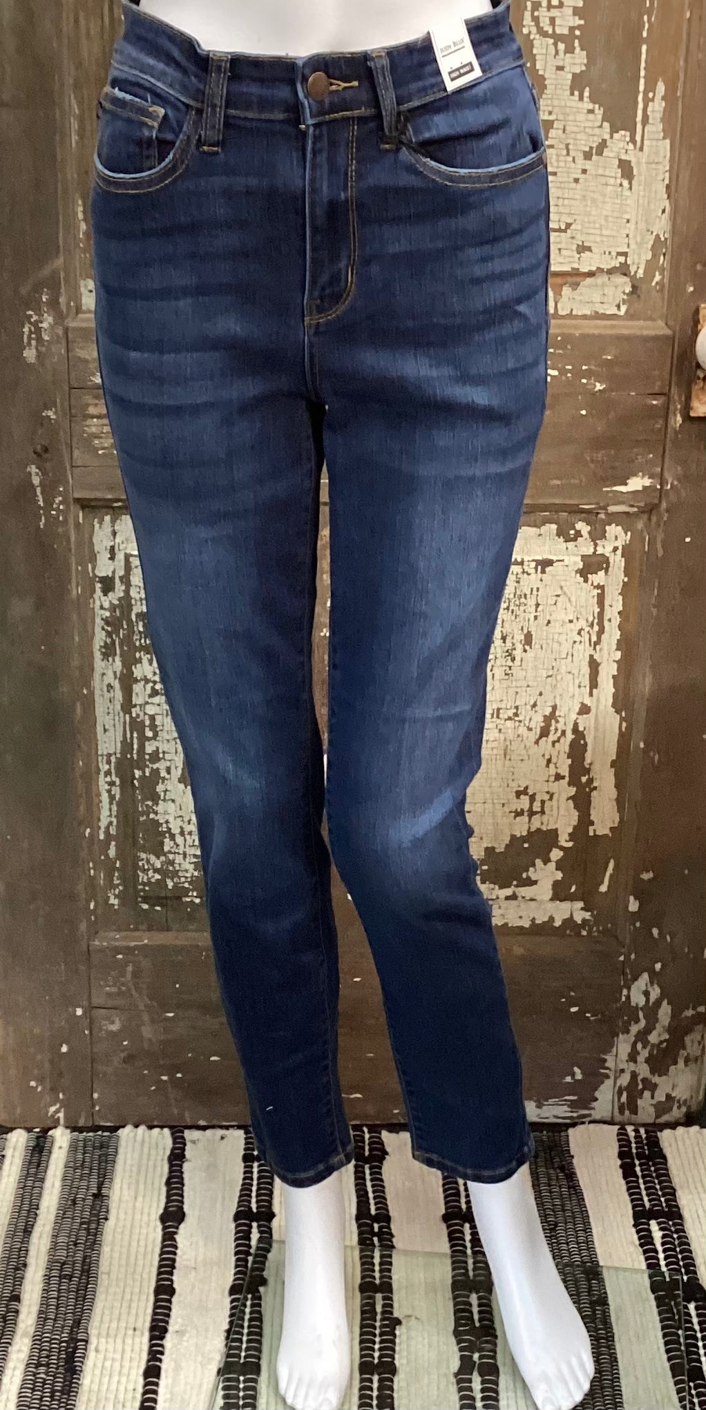 Judy Blue High Rise Clean Dark Fit Skinny Jeans – Rustic Roots 605