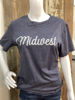 Navy Midwest Graphic Tee